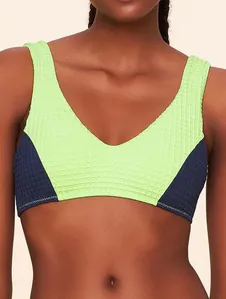 Top Faixa Lisos Drop VERDE LIMA PP