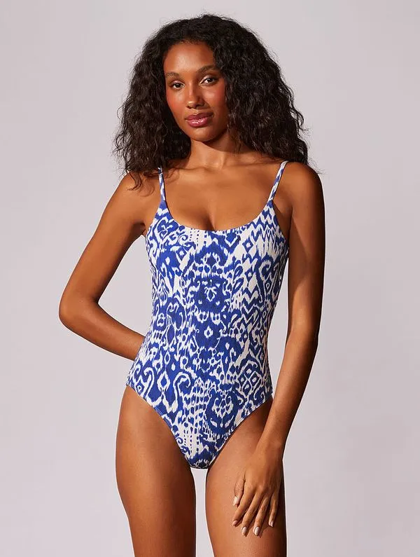Maiô Básico Estampado Ocean AZUL G