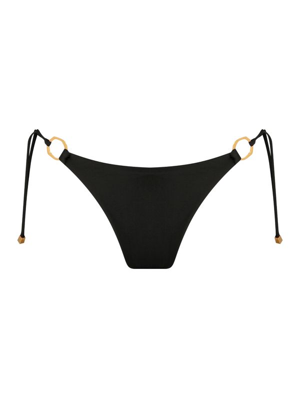 Tanga Amarradinha Lisos Bikini PRETO P
