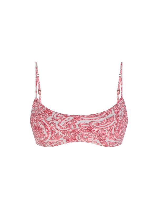 Top Faixa Estampado Ubud VERMELHO PP