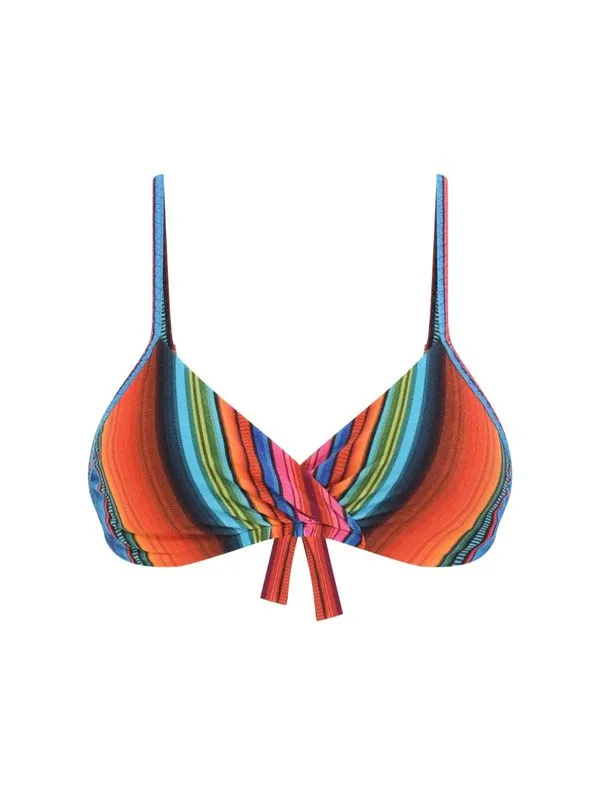 Top Meia Taça Estampado Tulum MARINHO P