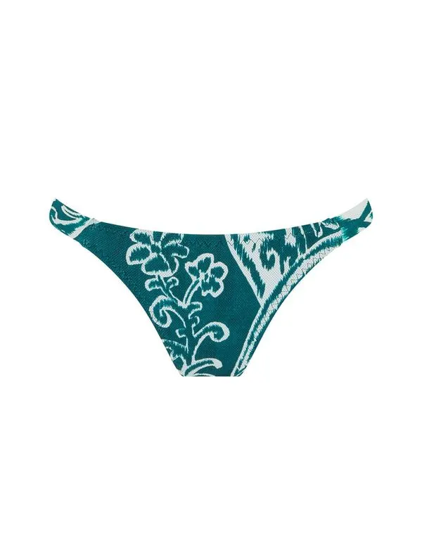 Tanga Lateral Média Estampada Antibes VERDE M