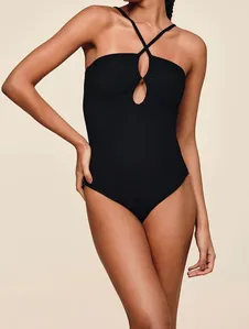 Maiô Cut Out Lisos Raja PRETO P