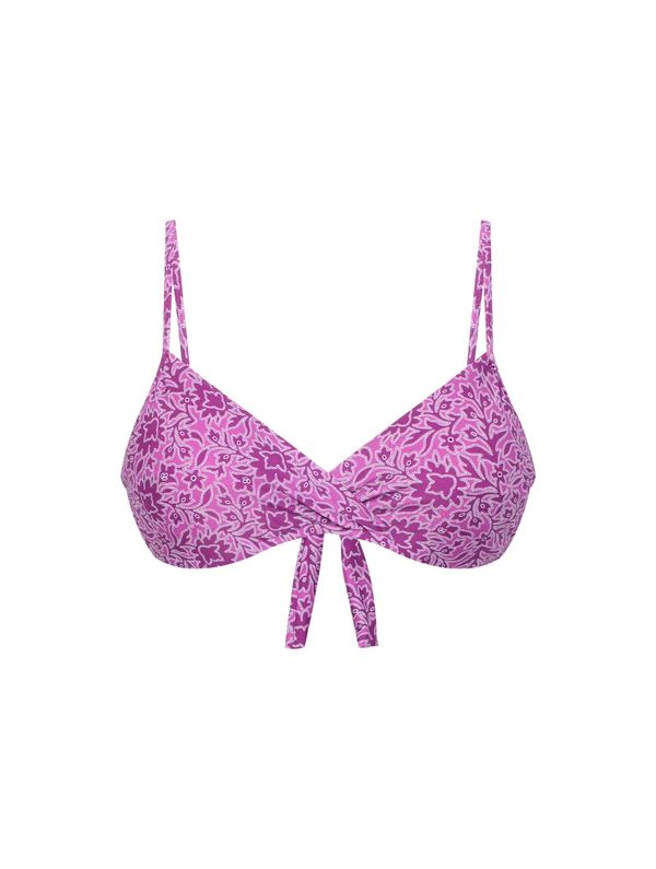 Top Meia Taça Estampado Raya ROXO P