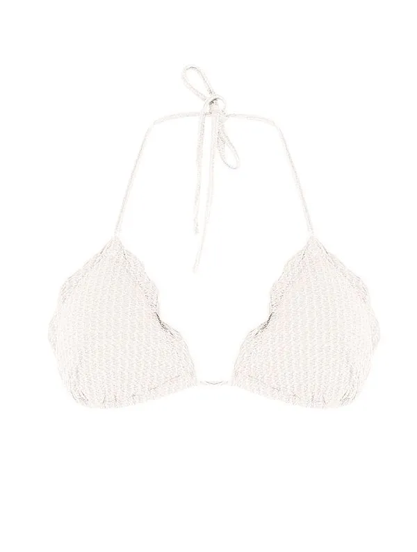 Top Cortininha Ruffle Summer Gifts OFF WHITE GG