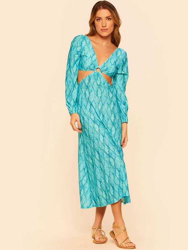 Vestido Midi Cut Out Pantai AZUL GG