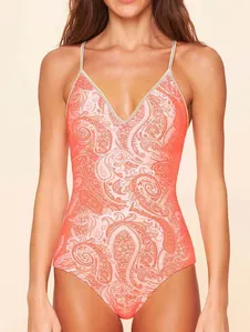 Maiô Básico Estampado Paradise LARANJA PP
