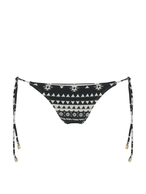 Tanga Amarradinha Estampada San Juan PRETO G