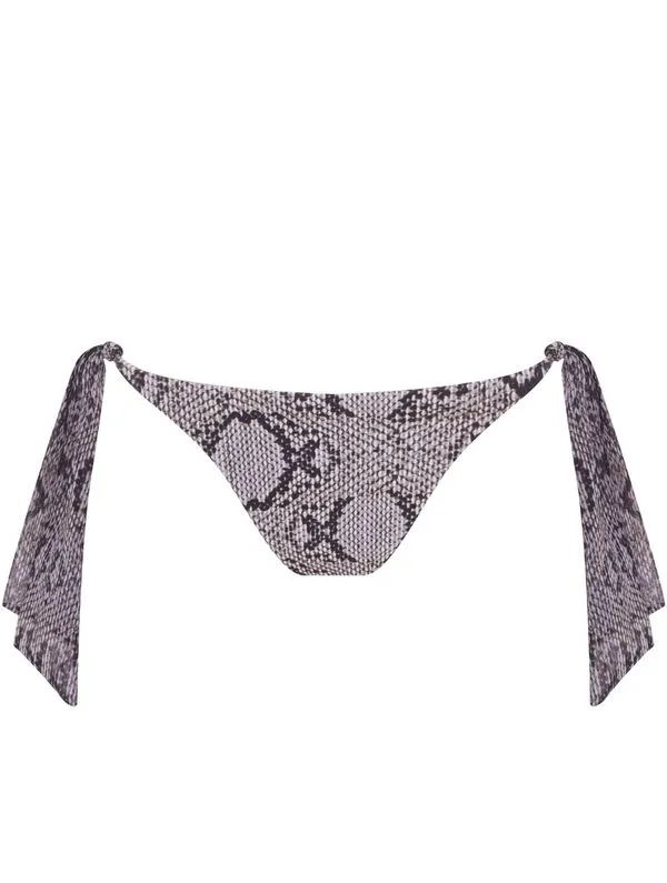 Tanga Amarradinha Estampada Allure CINZA GG