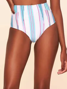 Hot Pants Estampada Stripes VERDE G