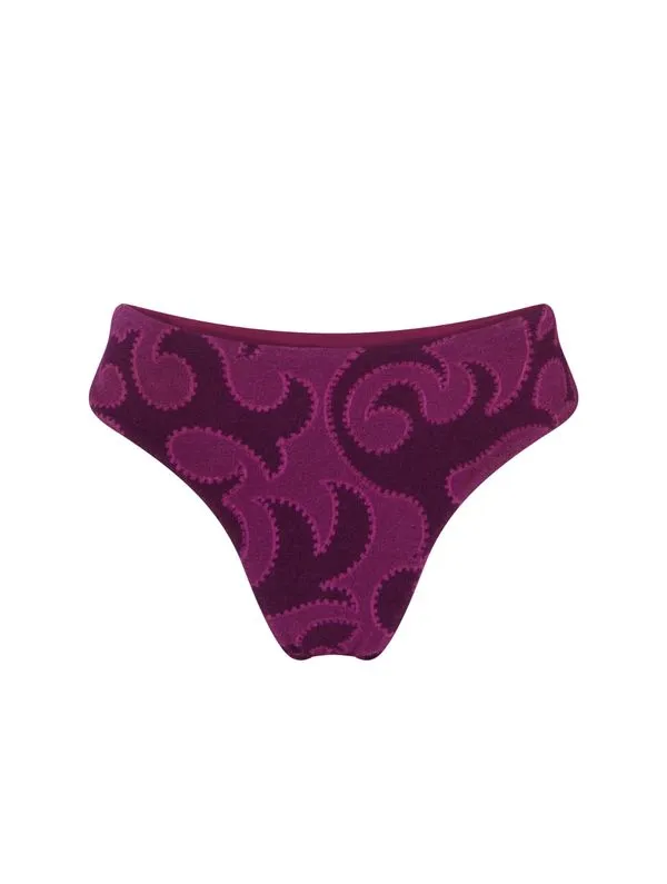 Tanga Lateral Média Estampada Guapa ROXO GG