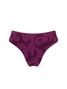 Tanga Lateral Média Estampada Guapa ROXO GG