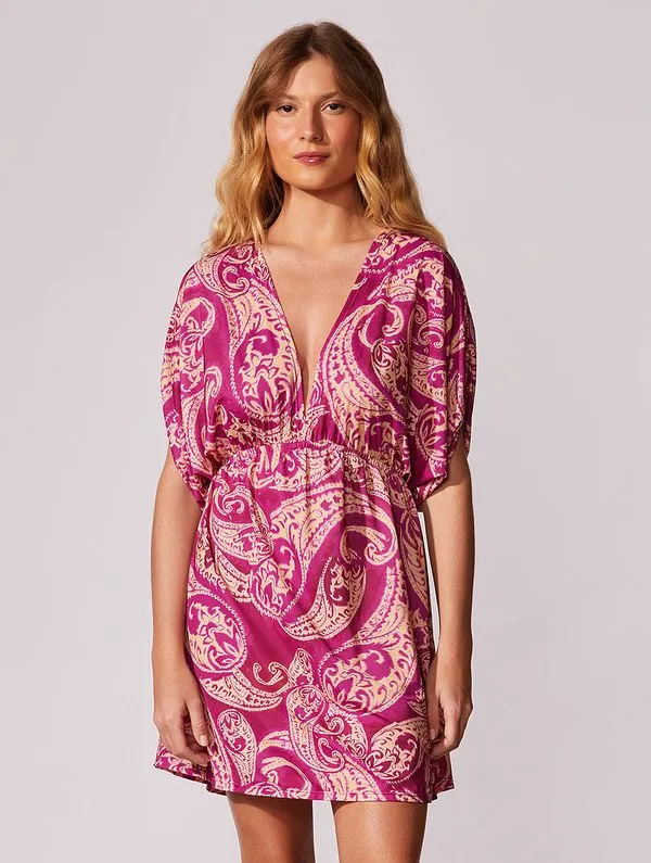 Vestido Curto Estampado Provence ROSA M