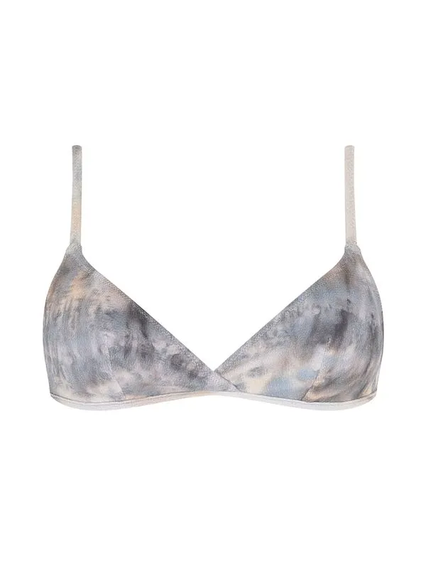 Top Triângulo Estampado Riviera CINZA M