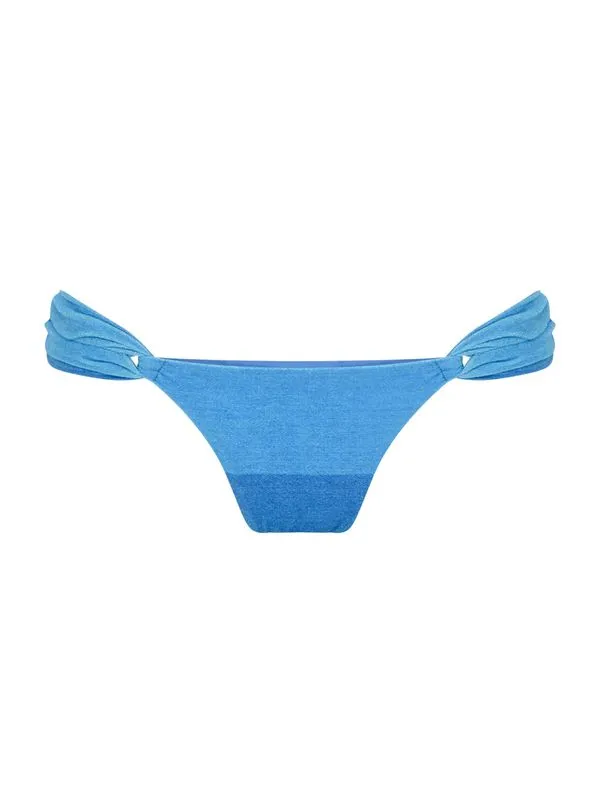Tanga Lateral Média Estampada Punta AZUL P