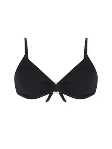 Top Triângulo Lisos Raja PRETO PP