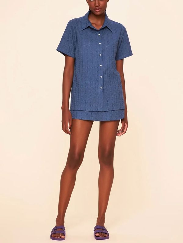 Camisa Laise Colors MARINHO M
