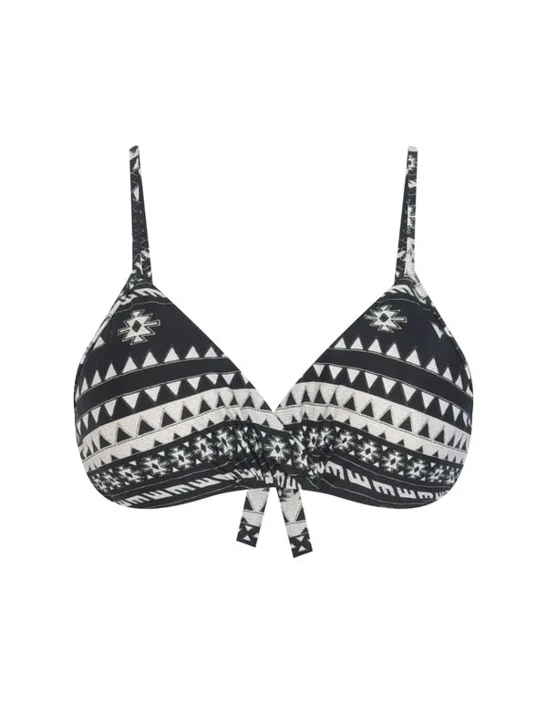 Top Meia Taça Estampado San Juan PRETO G