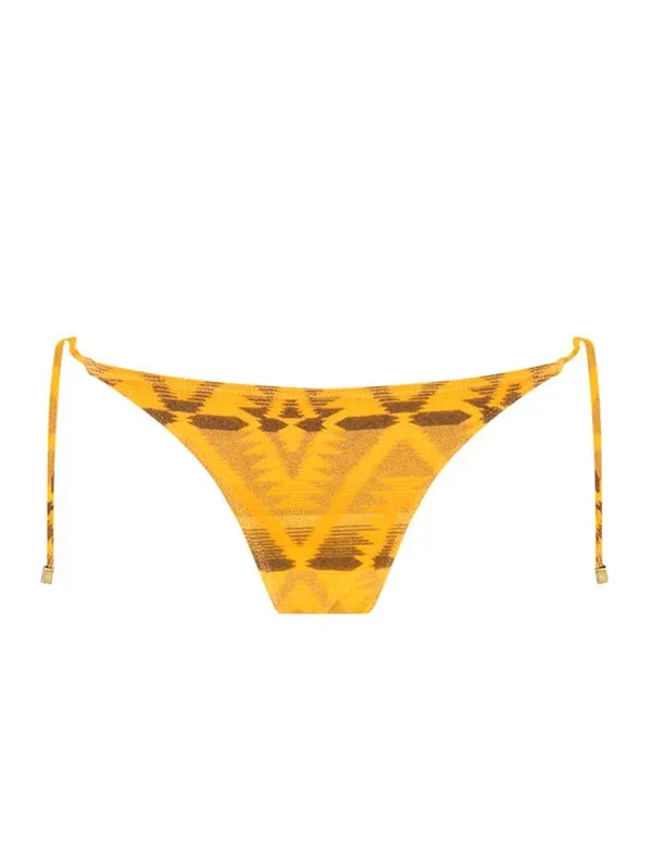 Tanga Amarradinha Estampada Navajo AMARELO PP