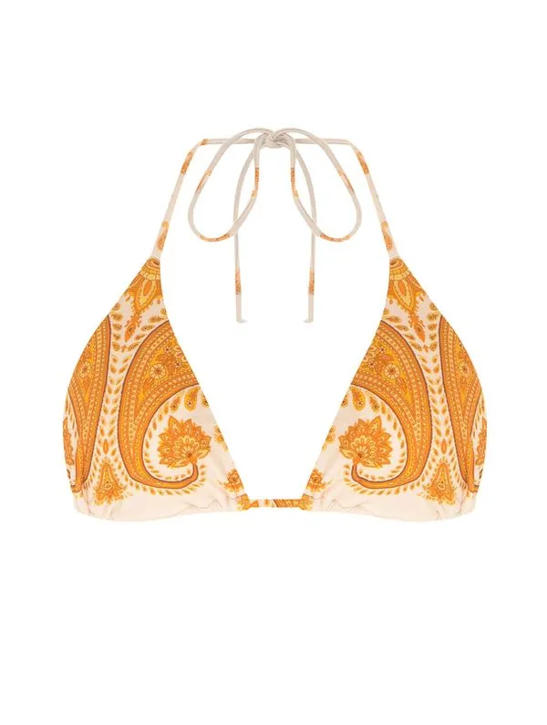 Top Cortininha Estampado Clair AMARELO G