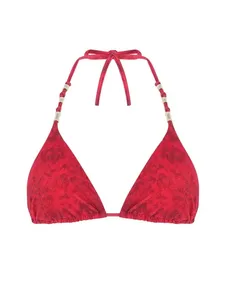 Top Cortininha Estampado Paysage VERMELHO G