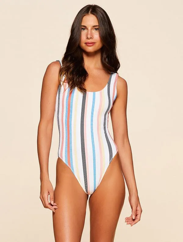 Maiô Básico Estampado Bikini BRANCO P