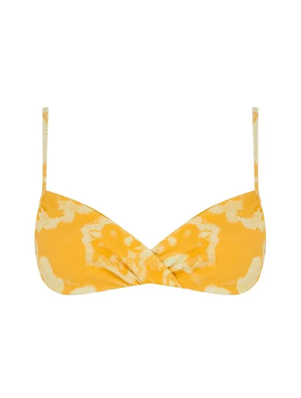 Top Meia Taça Estampado La Vie AMARELO M