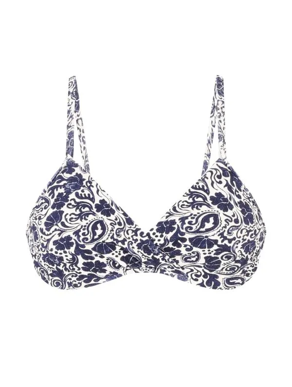 Top Meia Taça Estampado Sueños MARINHO M