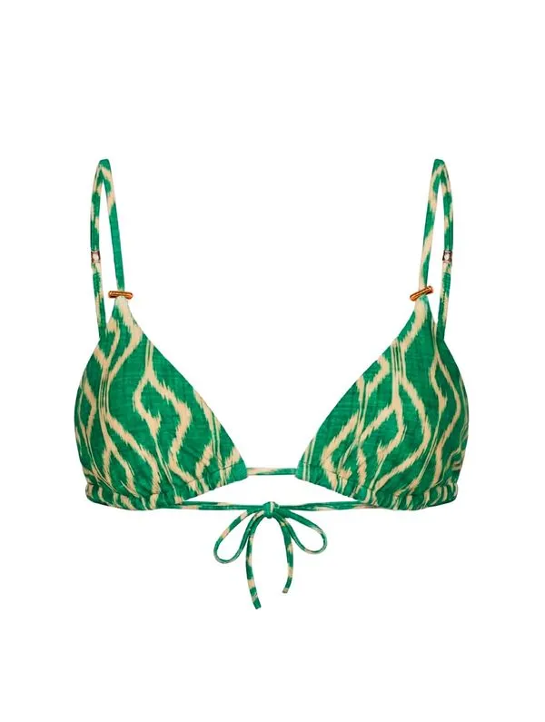 Top Cortininha Estampado Veredas VERDE PP
