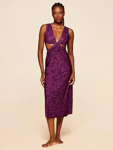 Vestido Midi Estampado Guapa ROXO GG