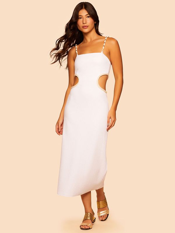 Vestido Midi Lampu BRANCO M
