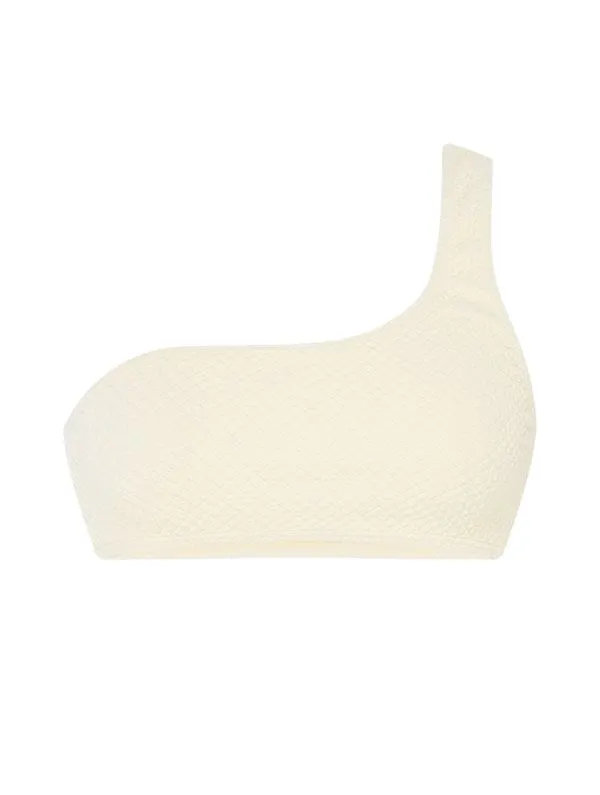 Top Faixa Ombro Único Lisos Hermosa OFF WHITE M