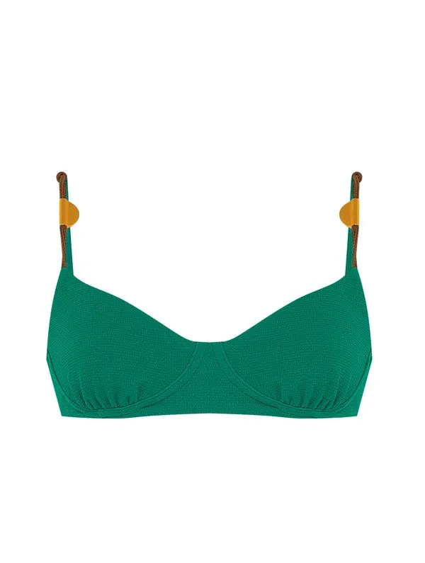 Top Meia Taça Lisos Paysage VERDE IVY M