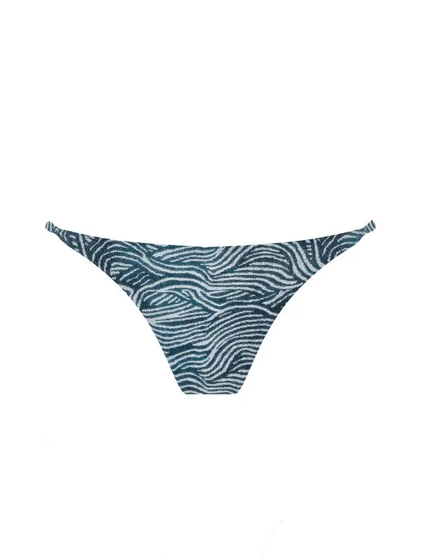 Tanga Lateral Estreita Estampada Arizona AZUL M