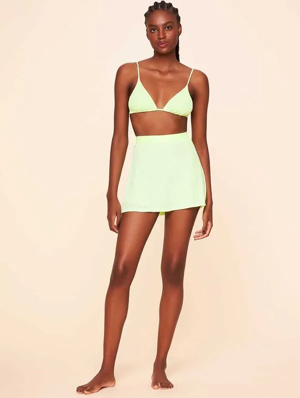 Shorts Saia Lisos Embu VERDE LIMA G