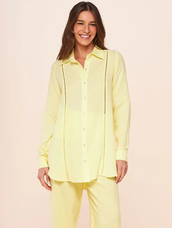 Camisa em Viscose Cambraia Colors AMARELO M
