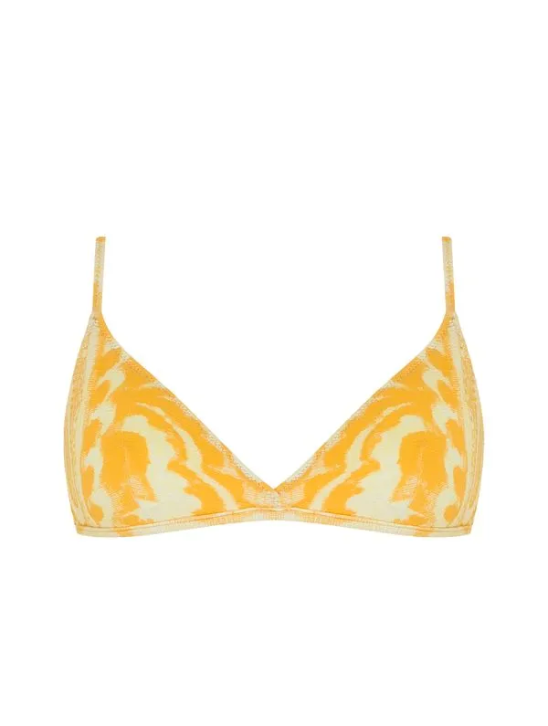 Top Triângulo Estampado La Vie AMARELO PP