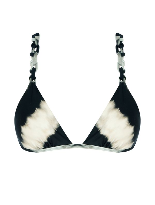 Top Triângulo Estampado Native PRETO P