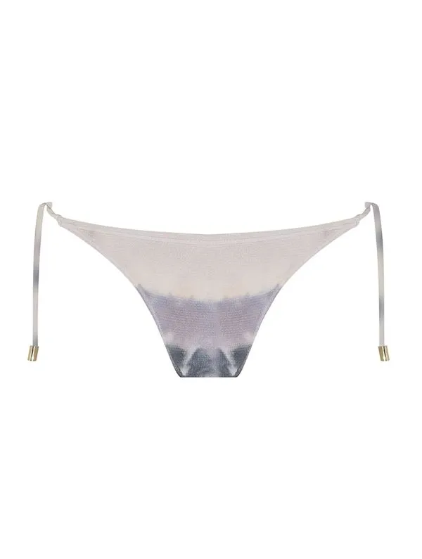 Tanga Amarradinha Estampada Riviera CINZA PP