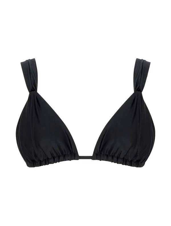 Top Cortininha Lisos Navajo Black PRETO P