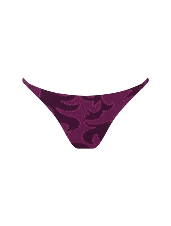 Tanga Lateral Estreita Estampada Guapa ROXO PP