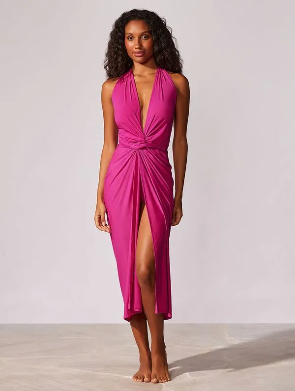 Vestido Midi Lisos Provence PINK PROVENCE P