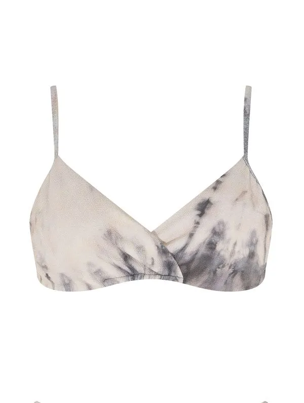 Top Meia Taça Estampado Riviera CINZA G