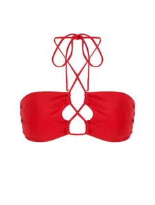 Top Frente Única Lisos Chica VERMELHO SCARLET PP