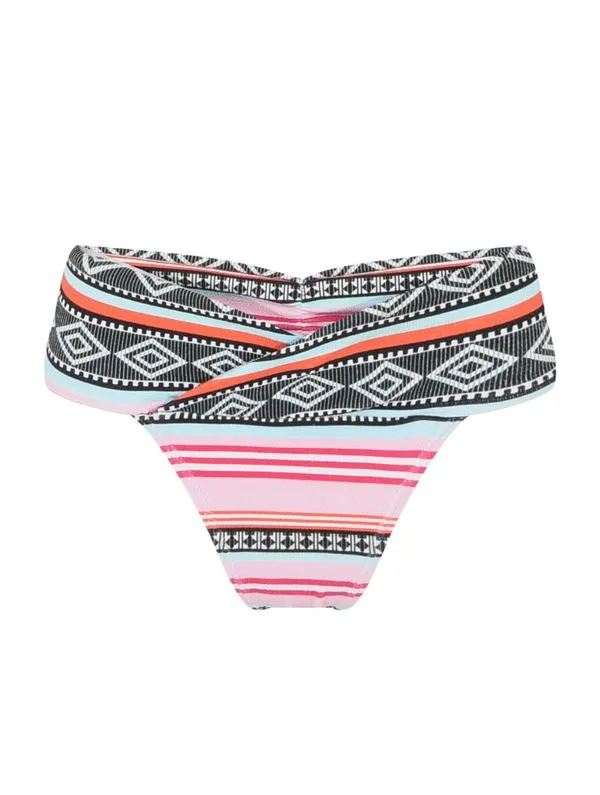 Tanga Faixa Estampada Encanto ROSA P