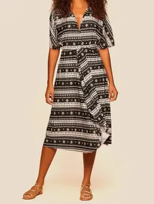 Kaftan Estampado San Juan PRETO G