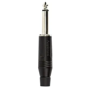 Plug P10 Mono, Black ACPM-GB - Amphenol