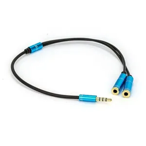 Cabo Adaptador de Fone de Ouvido P2 Macho para P2 Fêmea