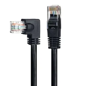 Cabo de Rede Patch Cord Cat6 Plug 90° Graus para Lateral 3 MT