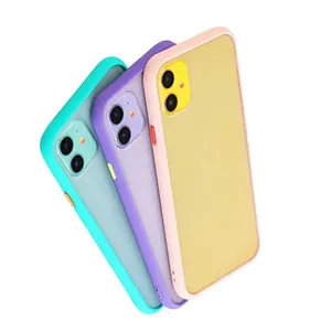 Capa IPhone 6 Acrílico Fosco + Botões e Laterais Coloridos Verde